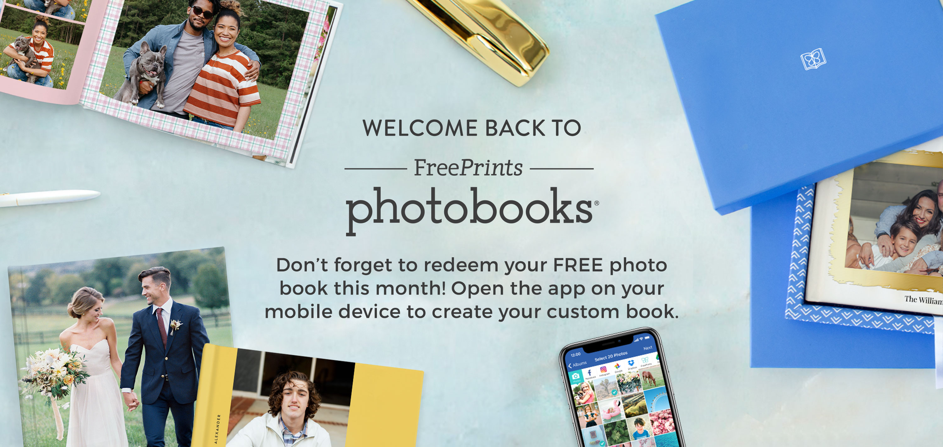 Get Free Photo Books FreePrints Photobooks App